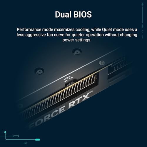 ASUS Dual NVIDIA GeForce RTX 3050 6GB OC Edition Gaming Graphics Card - PCIe 4.0, 6GB GDDR6 Memory, HDMI 2.1, DisplayPort 1.4a, 2-Slot Design, Axial-tech Fan Design, 0dB Technology, Steel Bracket