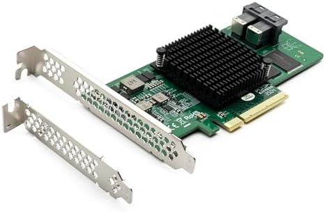 Broadcom 12G External PCI-E SAS/SATA HBA Controller Card, Compatible for SAS 9300-8E