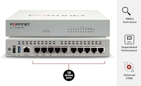 FortiGate-60F Network Security Appliance Plus 1 Year FortiGuard Unified Threat Protection (UTP and FortiCare Premium (FG-60F-BDL-950-12