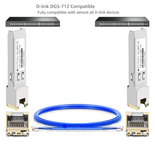 1000BASE-SX SFP Optical Transceiver Module Compatible with HPE Aruba J4858D J4858DCM JL745A Q8N53A ProCurve J4858C J4858B J4858A 850nm 550m DDM Duplex LC MMF 10pcs/Pack