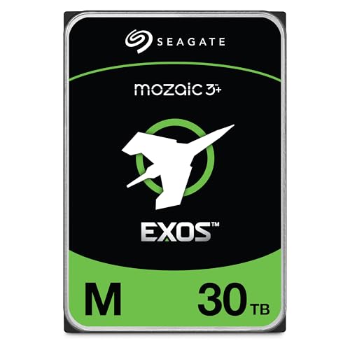 Seagate Exos X24 20TB Enterprise Internal Hard Drive HDD - 12GB/s SATA 7200RPM 2.5M MTBF (ST20000NM002H