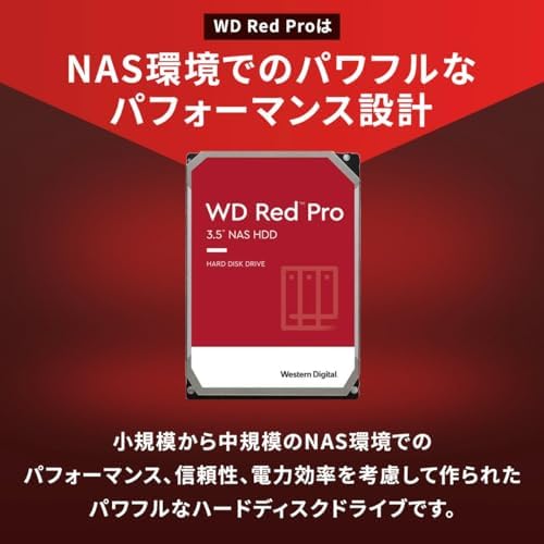 Western Digital WD Red Pro Internal Hard Drive 18 TB CMR 3.5 inch SATA 7200 RPM 512MB NAS WD181KFGX-AJP Eco Package
