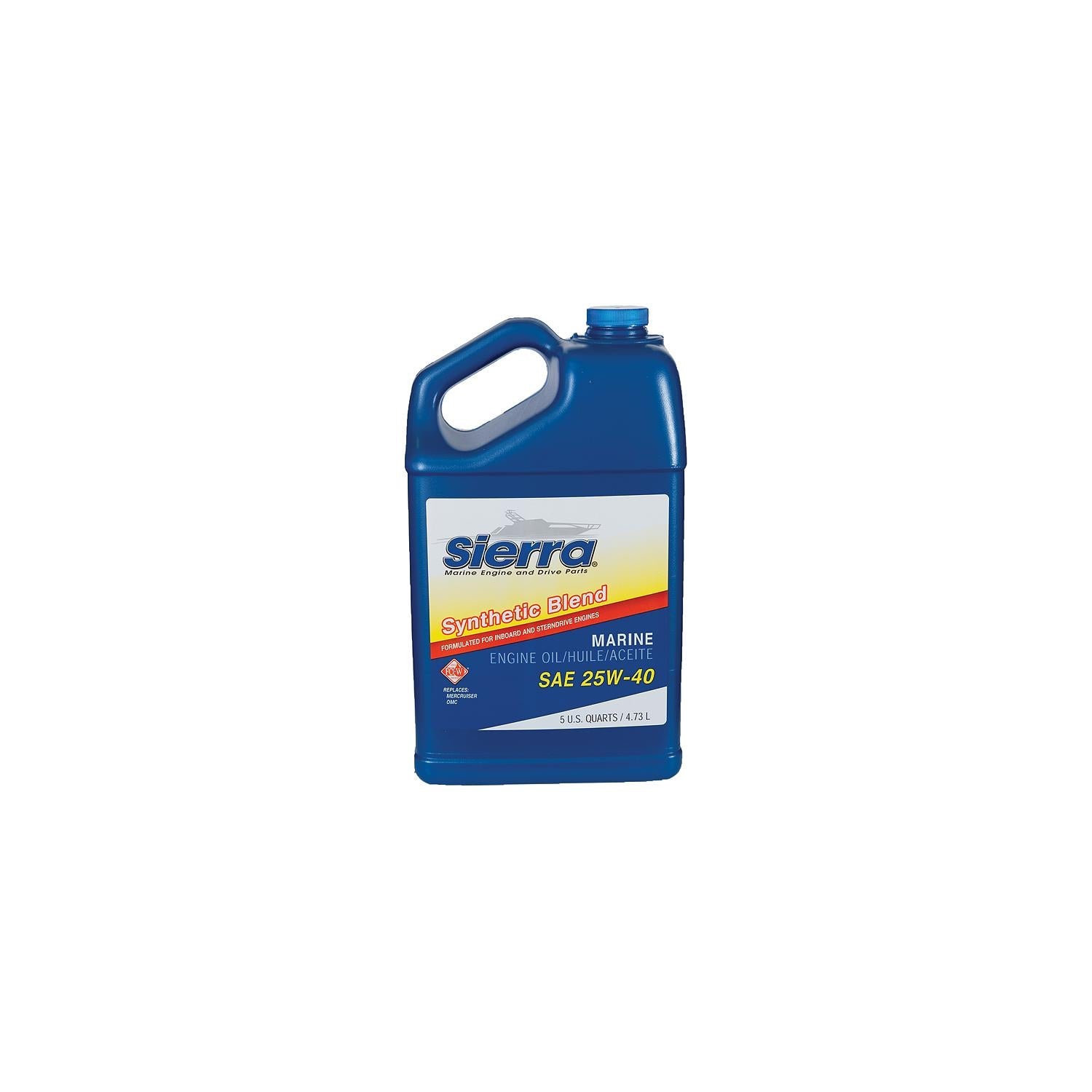 Sierra 94407 25W40 FCW Synthetic Blend I/O Oil, 55 Gal. Drum