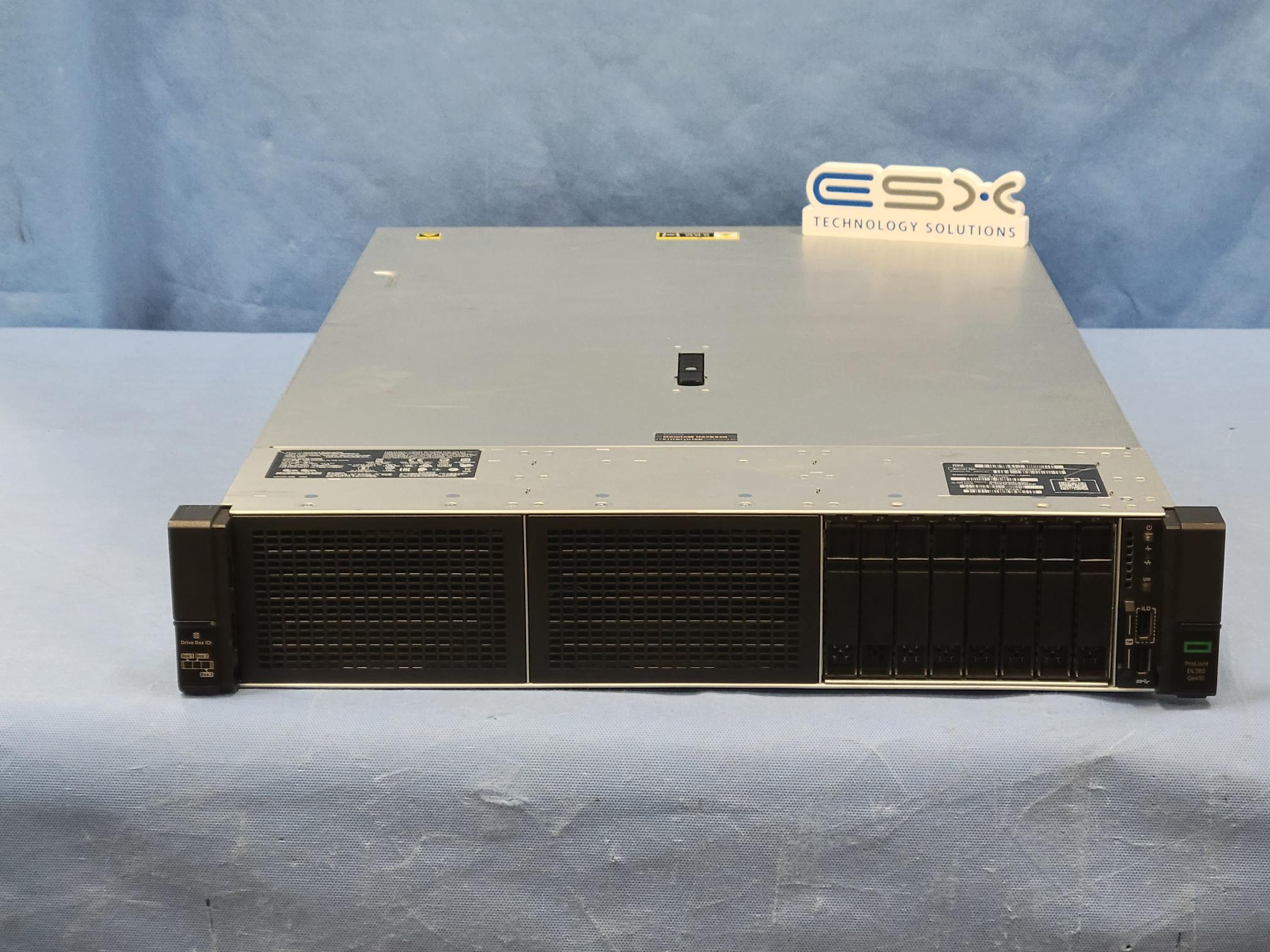 HP Proliant DL380 Gen10 8SFF Server 2x 24C Platinum 8260 @ 2.4GHz 256GB 3x 480GB