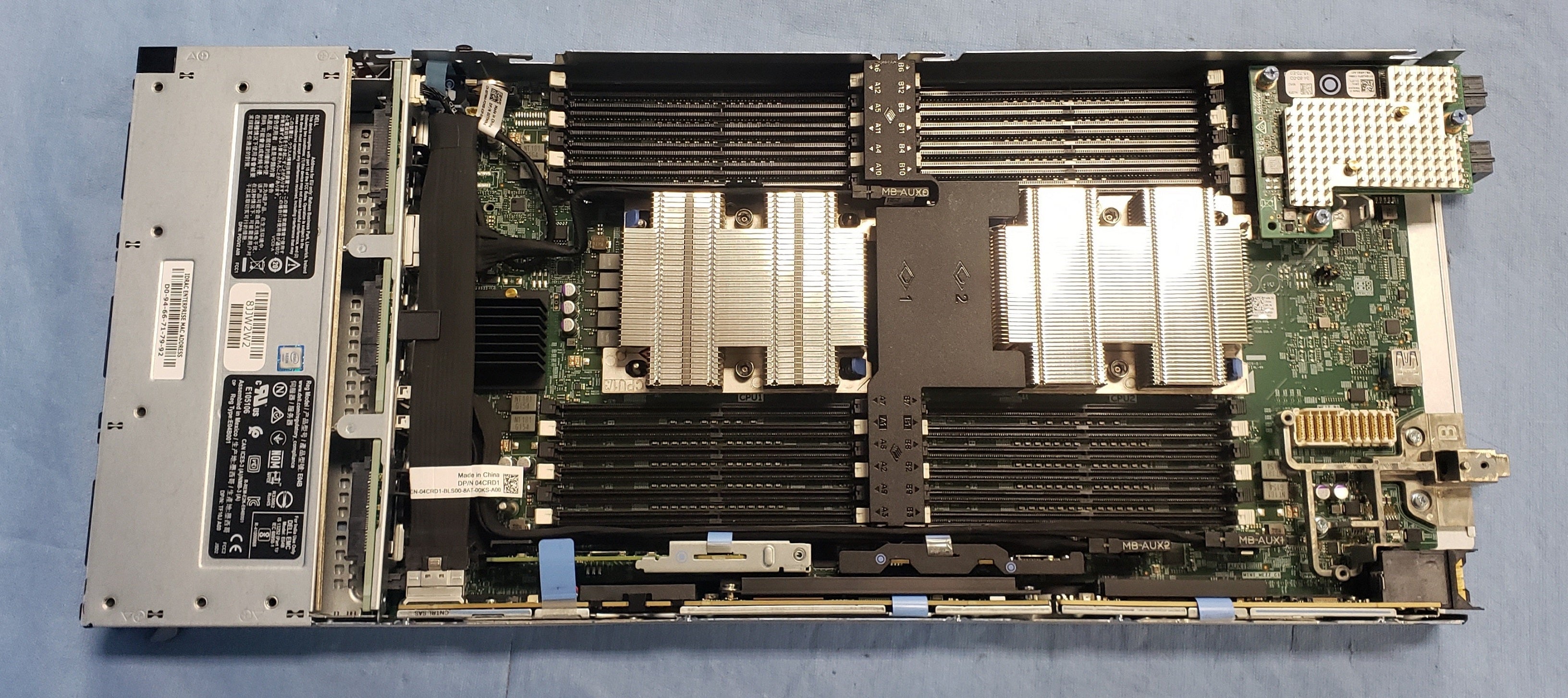 Dell PowerEdge MX740c Blade Server 2x 16C Xeon Gold 6142 2.4GHz 512GB RAM