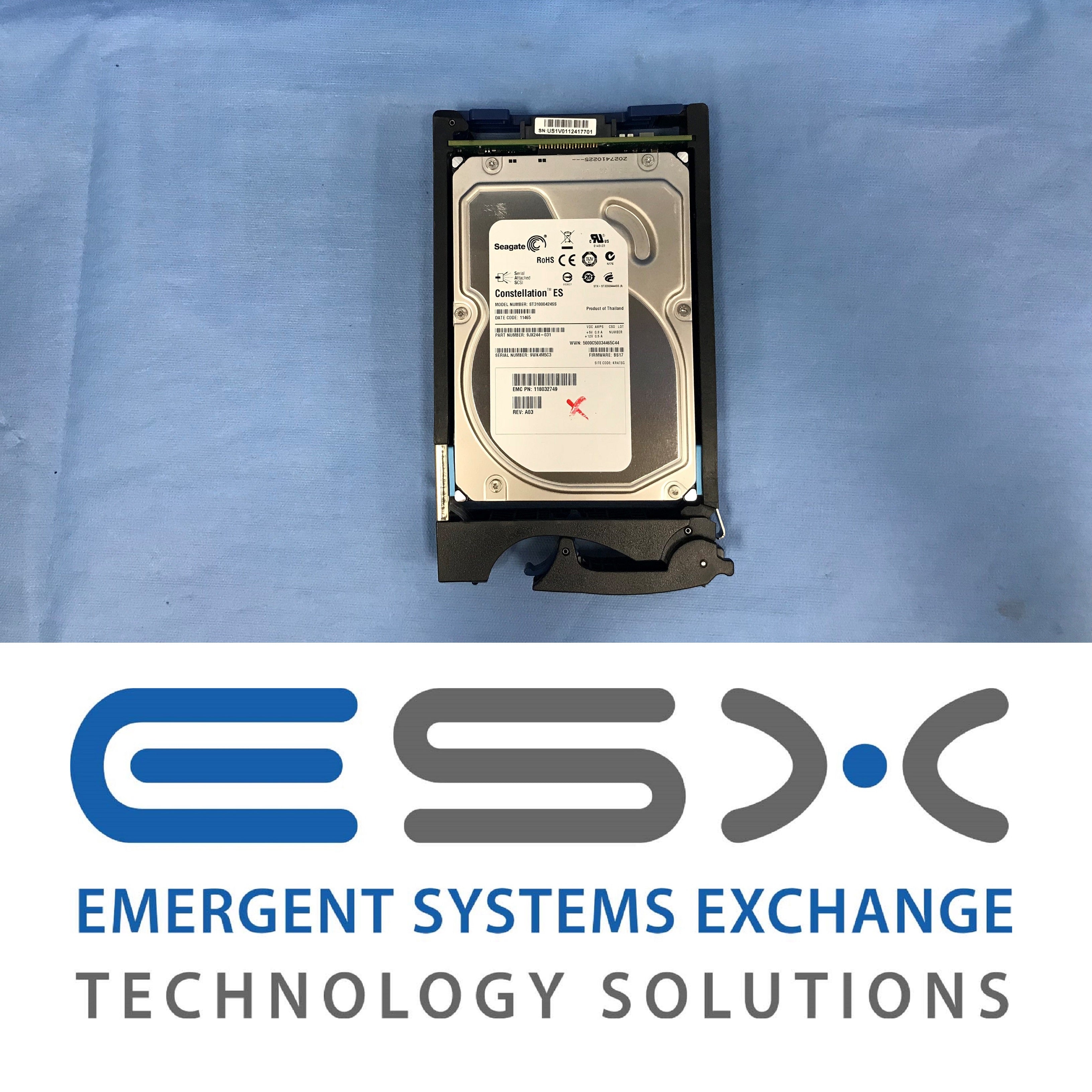 EMC 1TB 7.2K 6Gbp/s Hard Drive - PN: 005049305