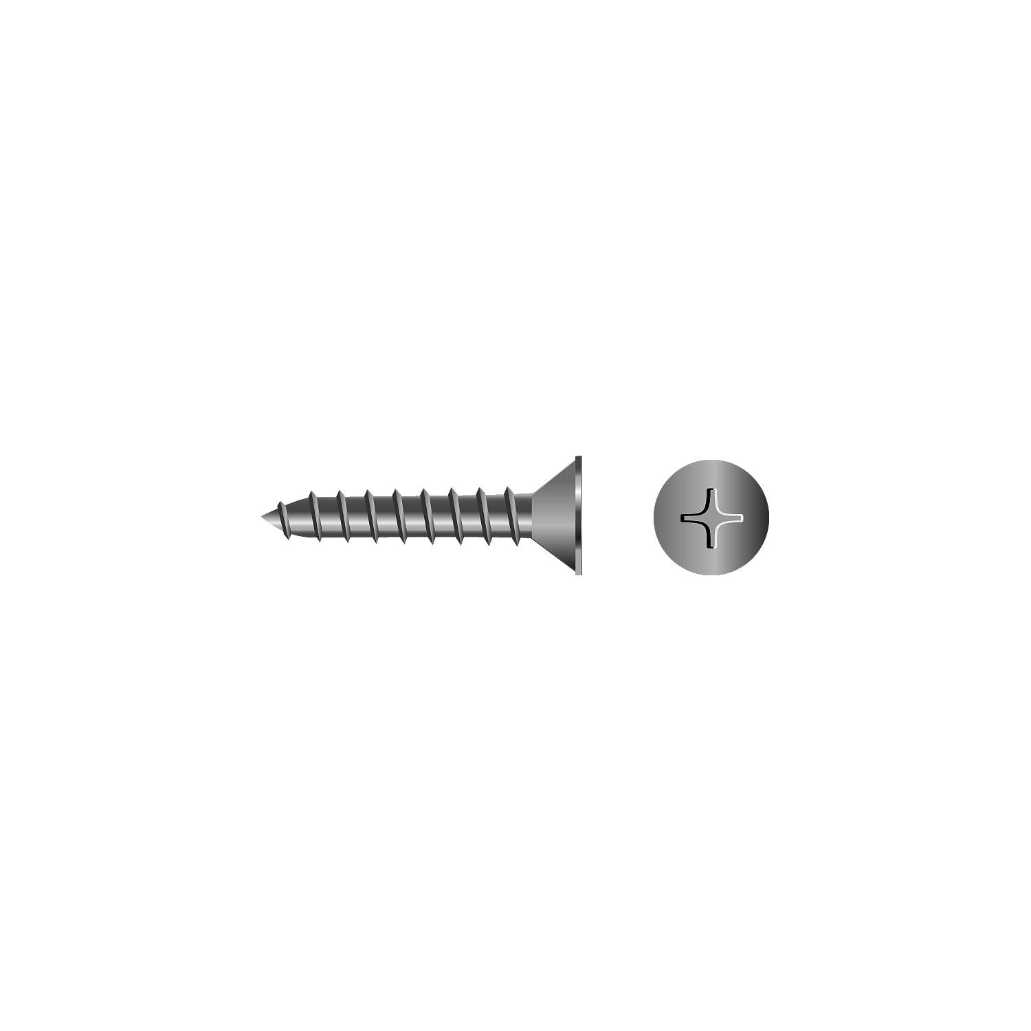 Seachoice 59518 Stainless Steel Phillips Machine Screw - Flat Head