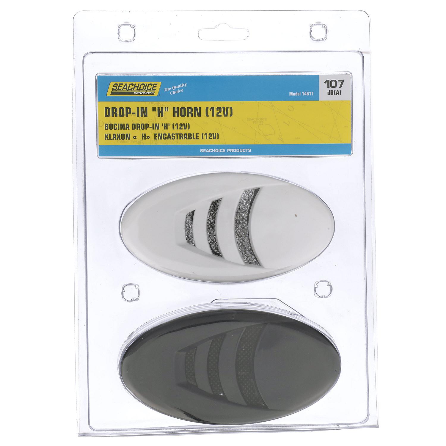 Seachoice HYF-307BG2 Drop-in Hidden Horn