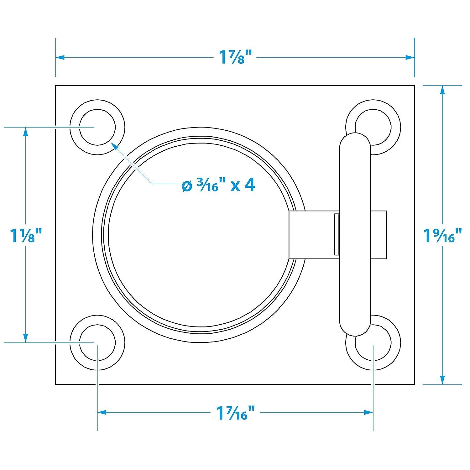 Seachoice Flush Ring Pull
