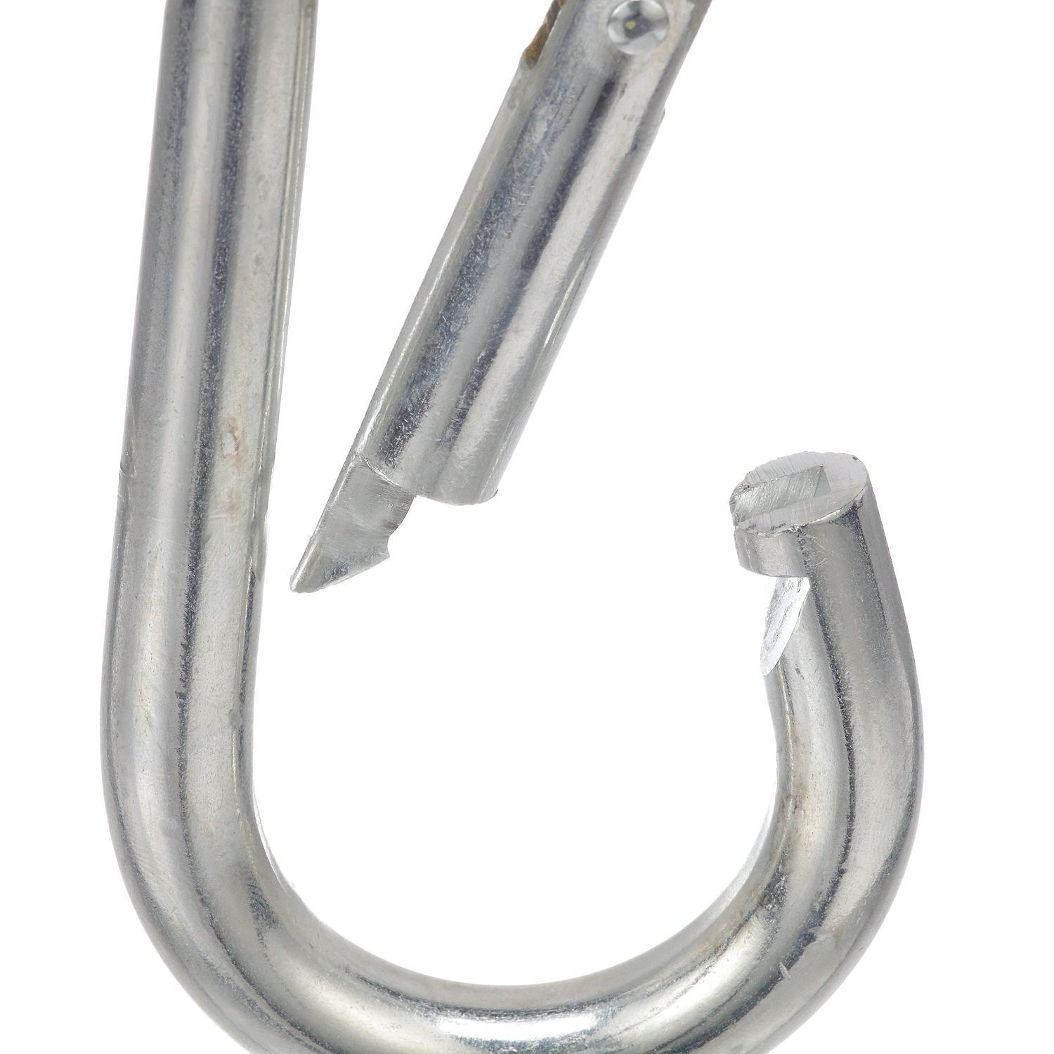 Seachoice 50-36841 Zinc Plated Steel Safety Spring Hook 7/16" x 4-3/4"