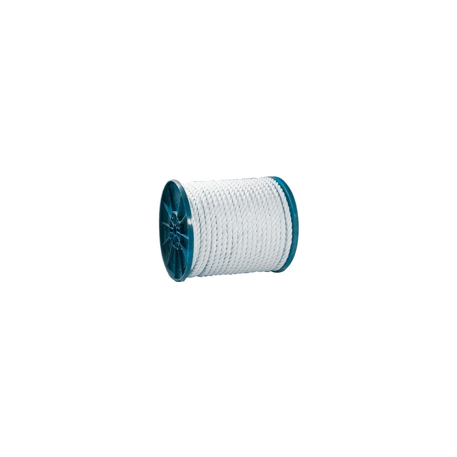 Seachoice 42820 Twisted Nylon Rope, White, 5/16" x 600'