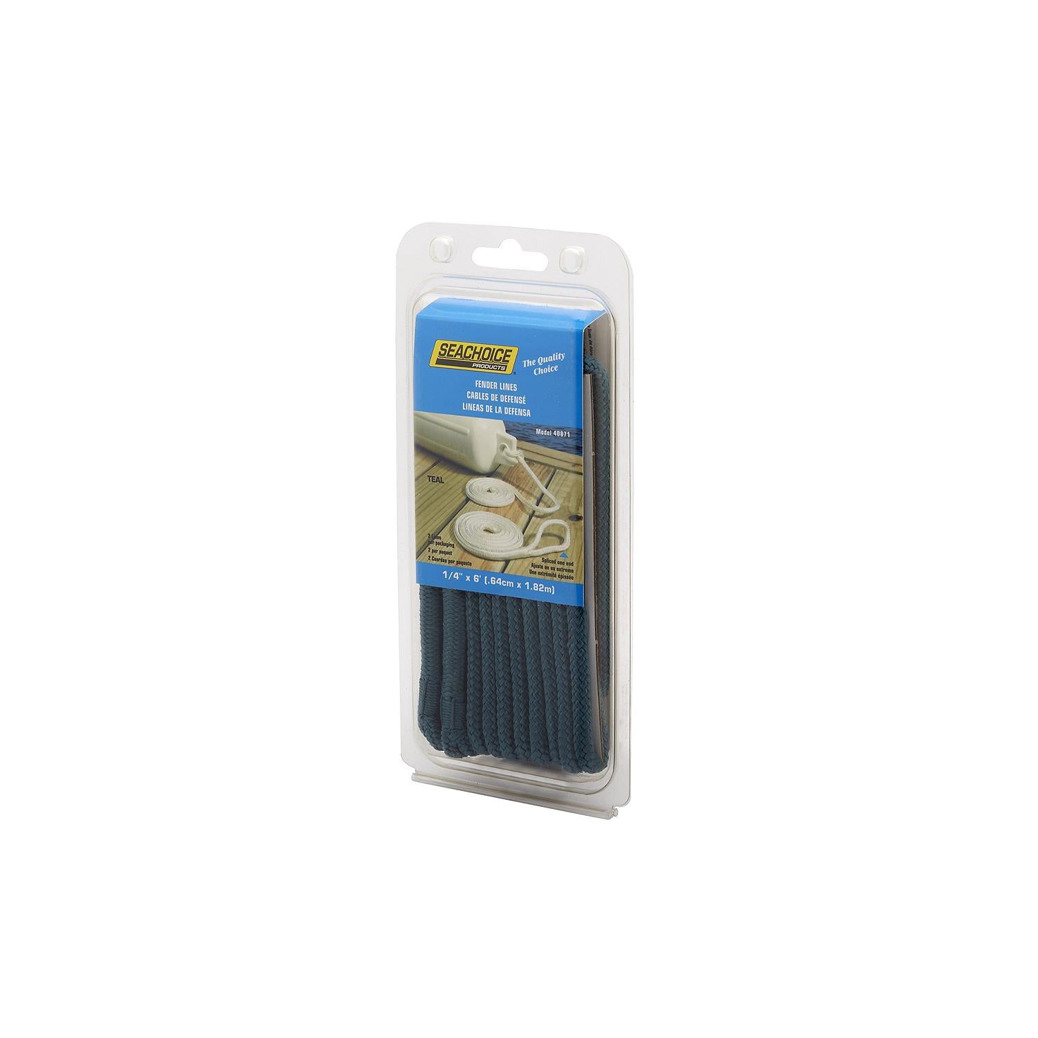 Seachoice Double Braided Nylon Fender Line (2 Per Pack)