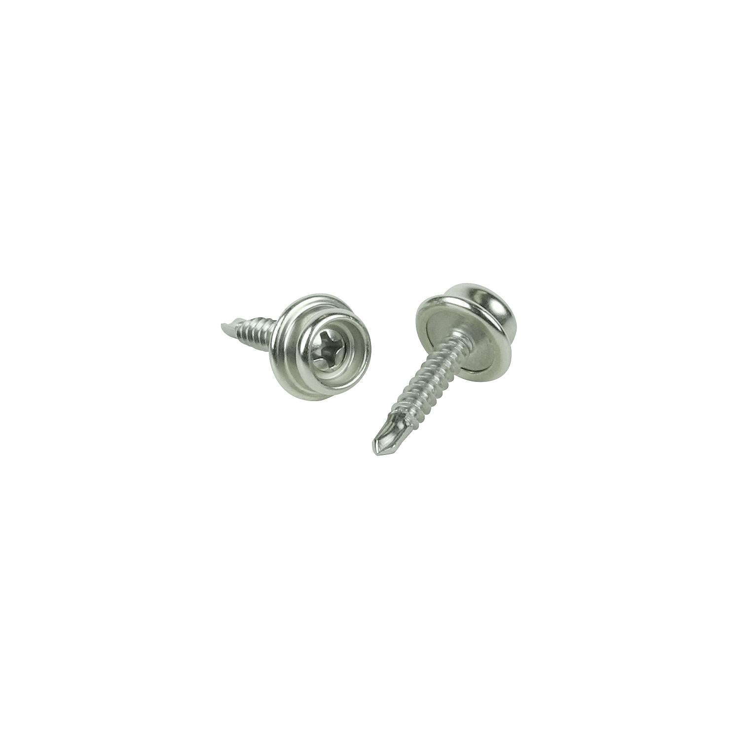 Seachoice Button Stud Self-Drilling Screw, 50/pk