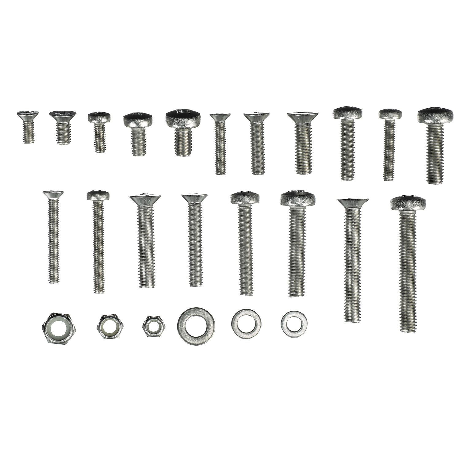 Seachoice KP9083SC Stainless Steel Metric Machine Screw Kit 240 Piece