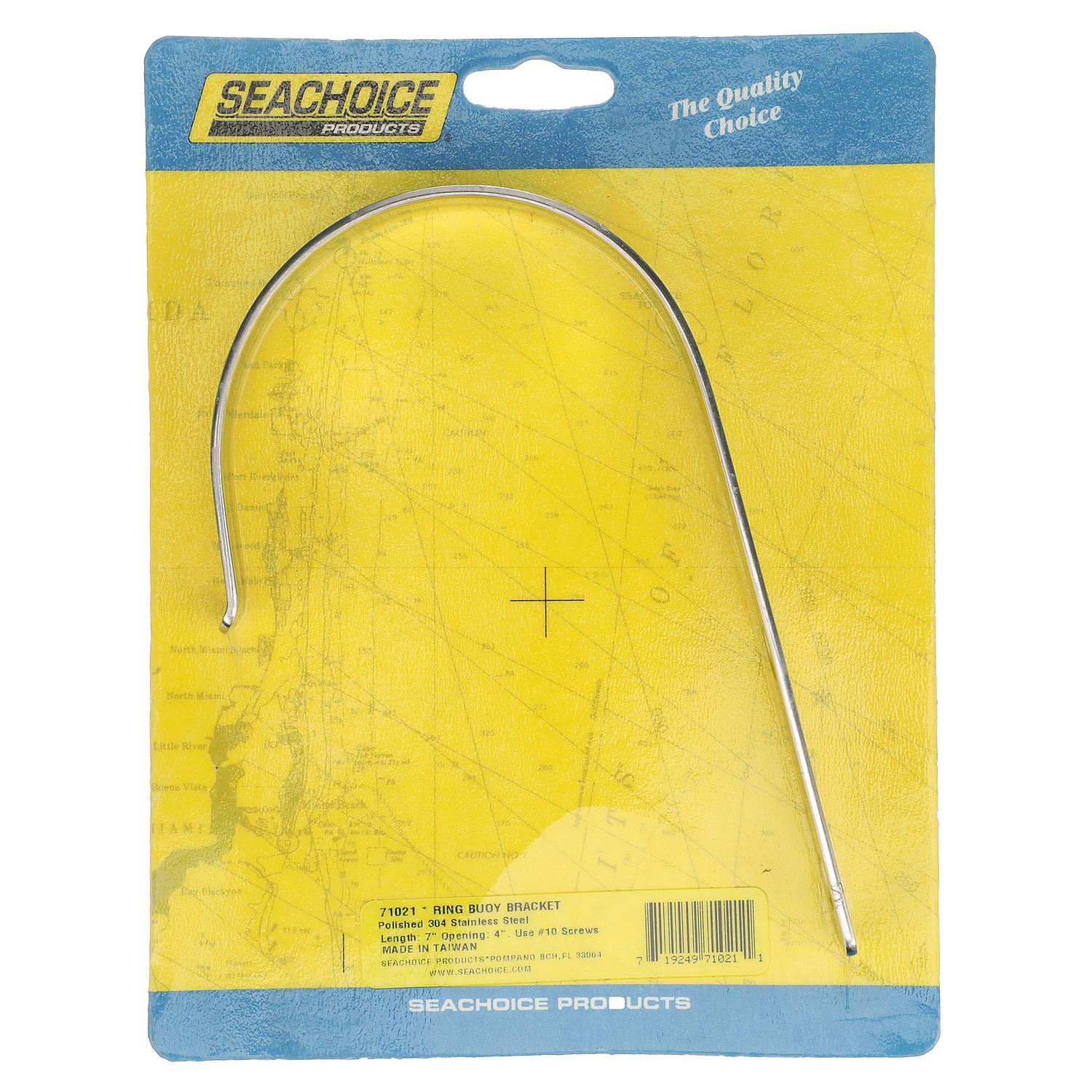 Seachoice 50-71021 Stainless Steel Ring Buoy Bracket
