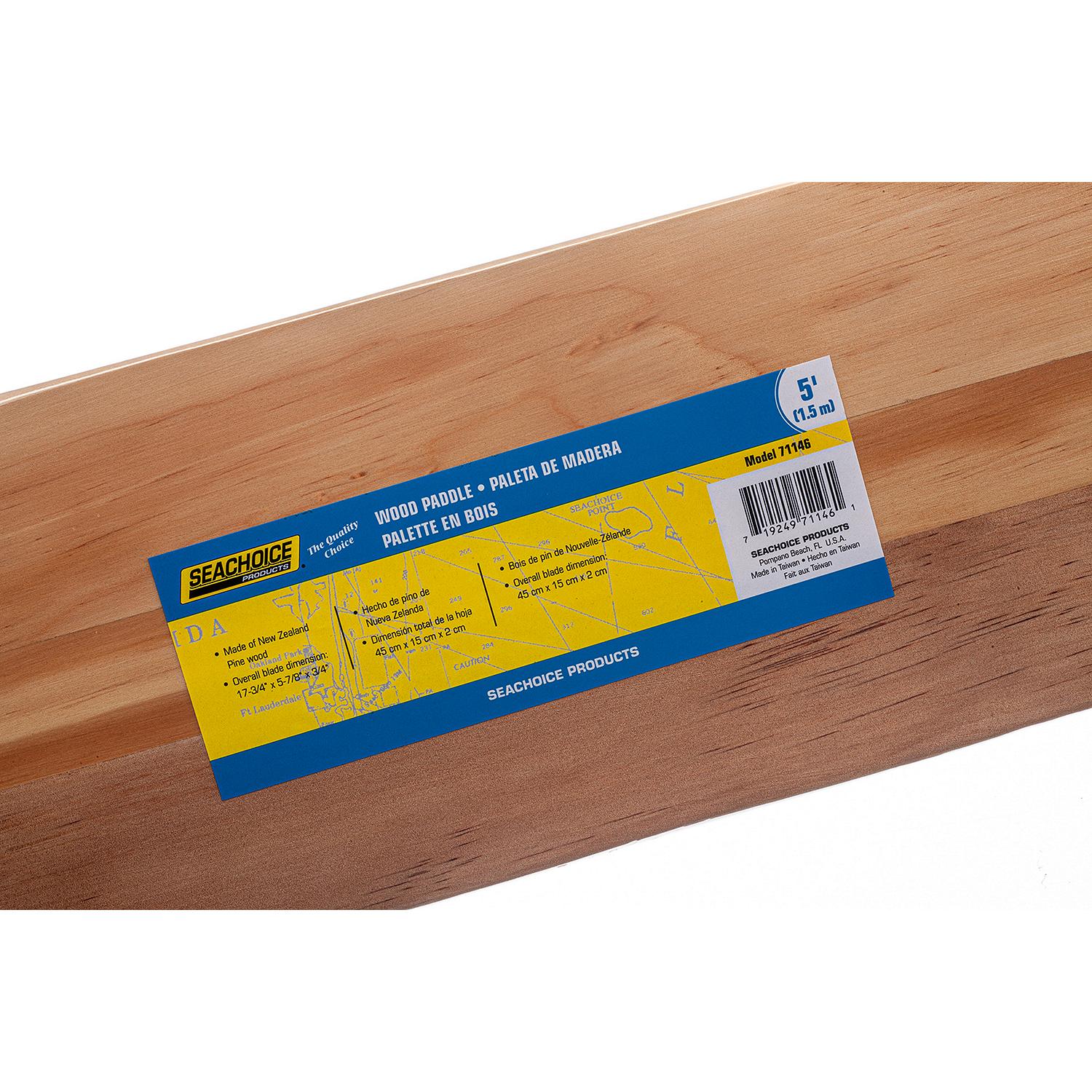 Seachoice 71146 Standard Wood Paddle â€“ 5 Ft.