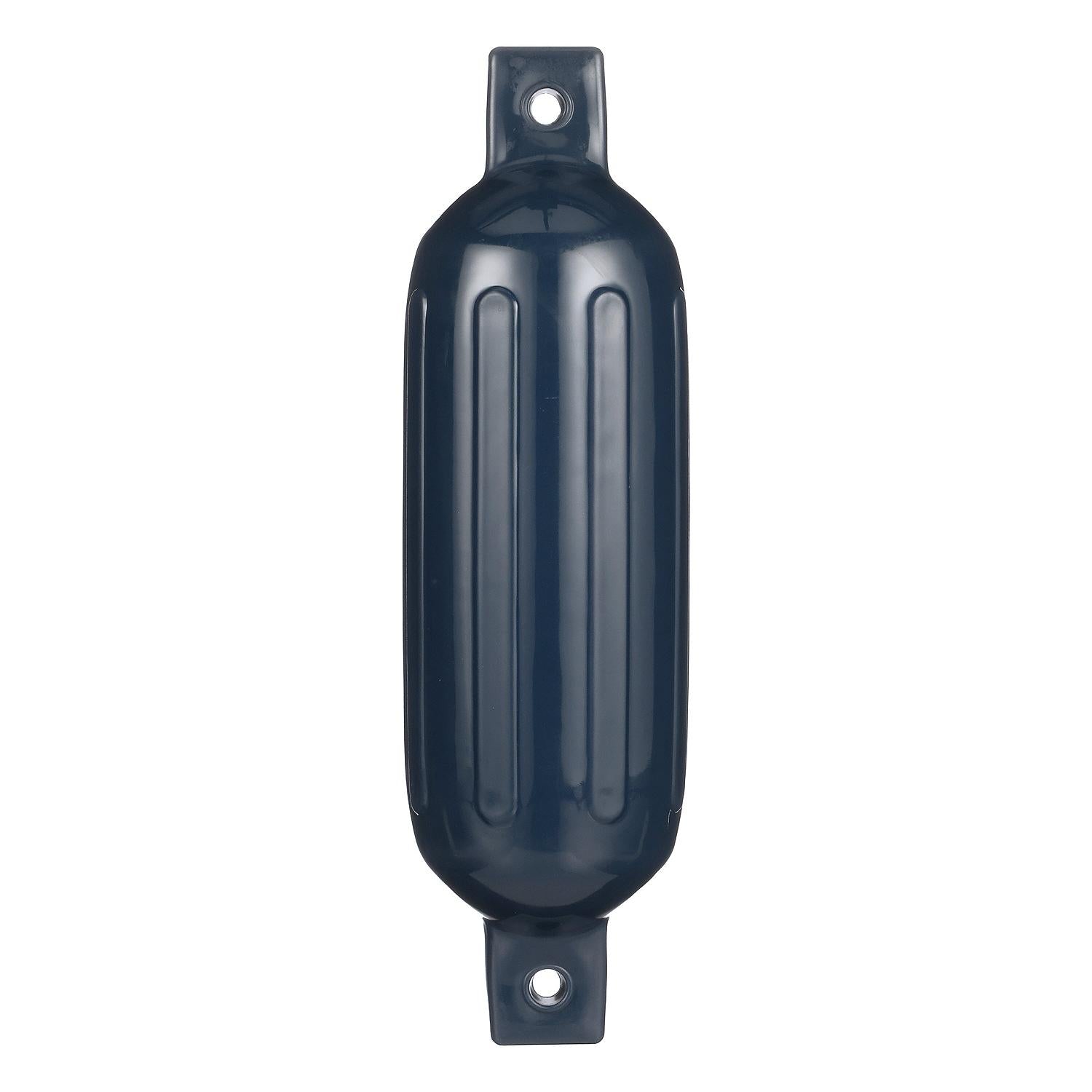 Seachoice DE79202S 79081 Twin Eye Ribbed Fender, Blue, 5.5 x 20"