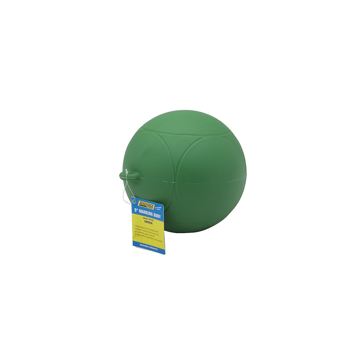 Seachoice DE95888S 79758 Slalom/Marking Buoy Green, 9" Dia.