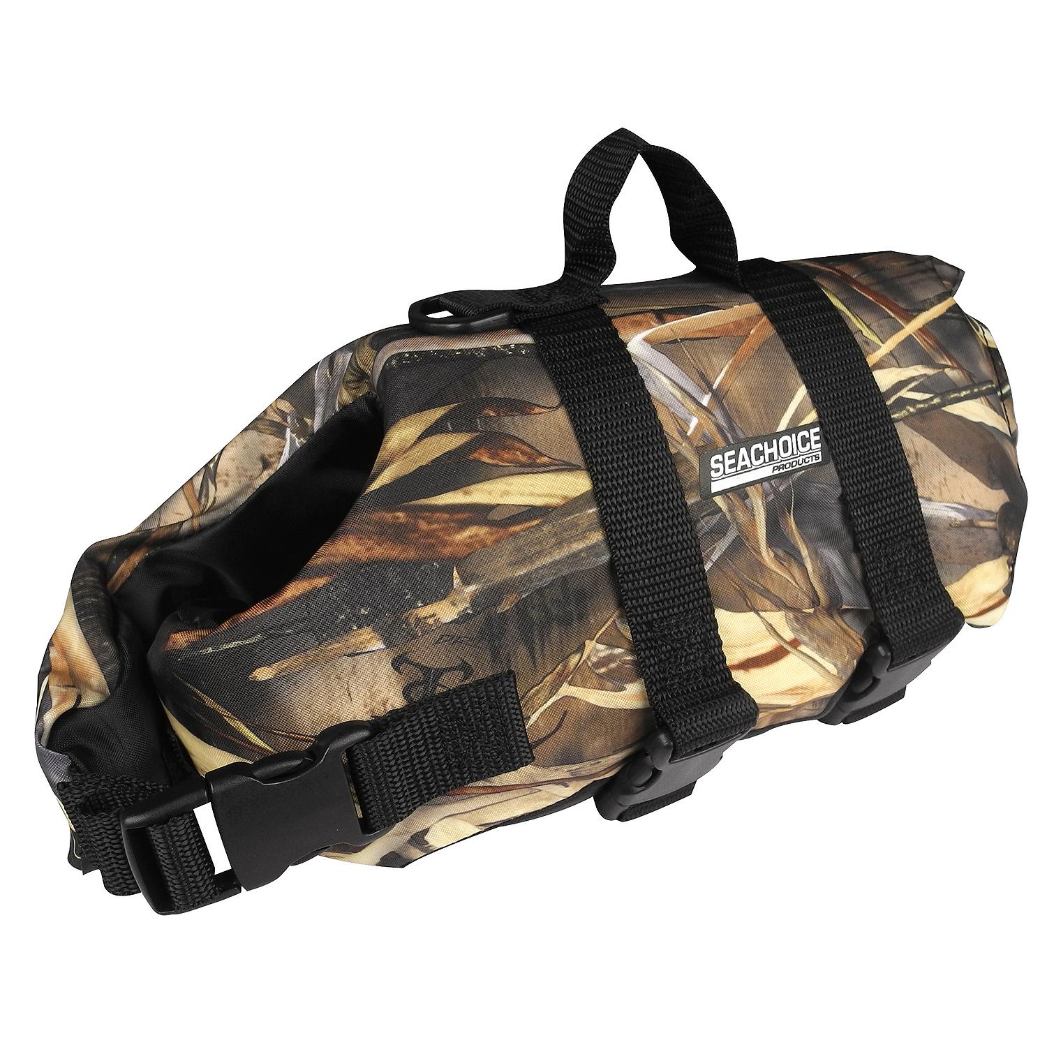 Seachoice DV-S-86470 Dog Life Vest Camo, Sm