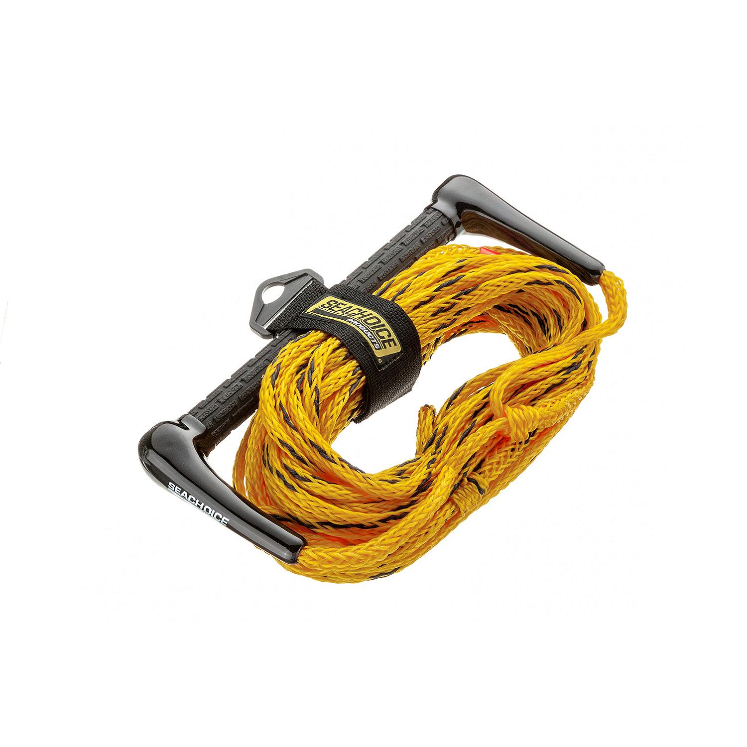 Seachoice 86651 Water Ski Tow Rope, 75', 12" Handle with Textured Rubber Grip