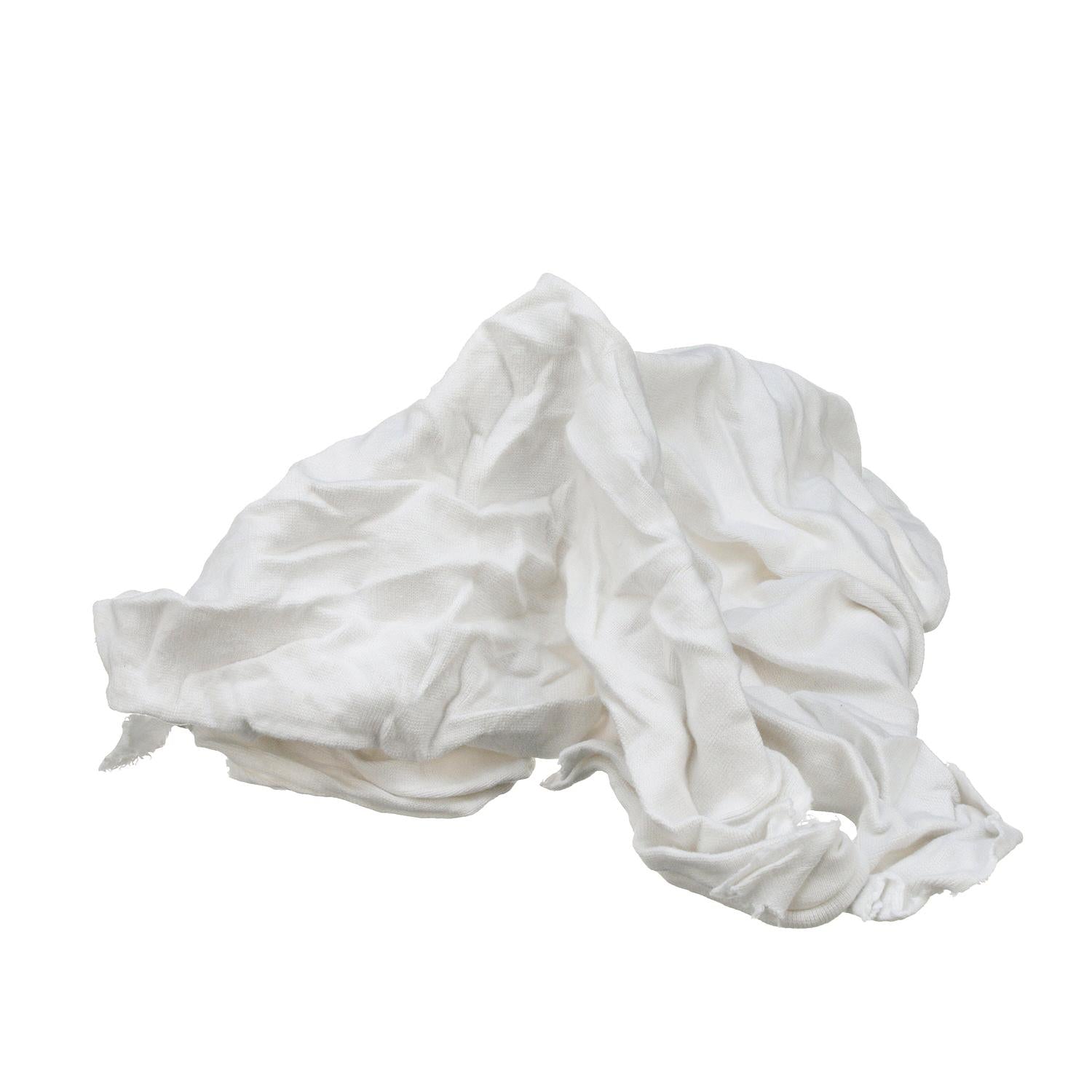 Seachoice 7402-SS05-SC 90006 Recycled White Knits Wiping Cloths, 4-lb. Box