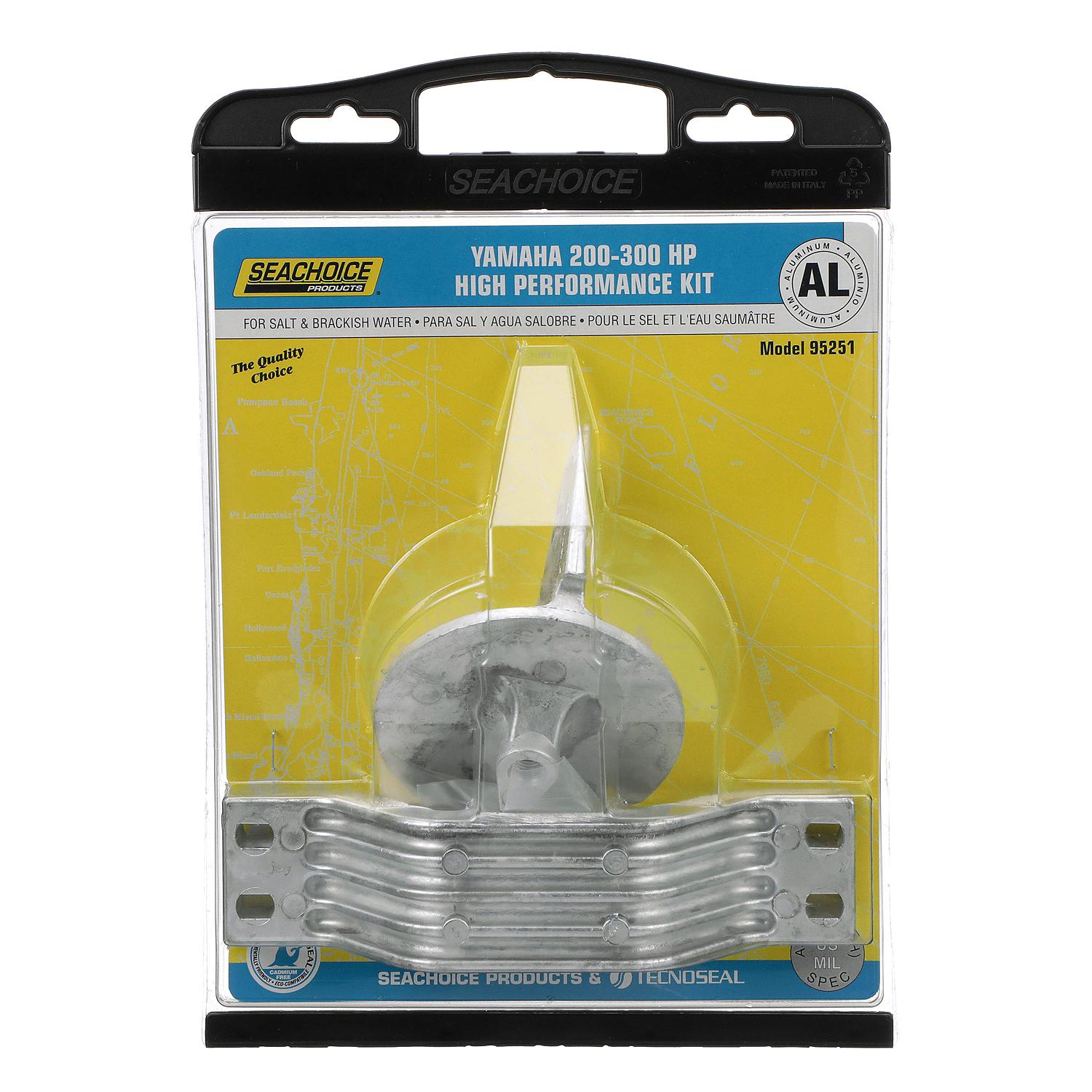 Seachoice 50-95251 Aluminum Anode Kit For Yamaha 200-300 HP