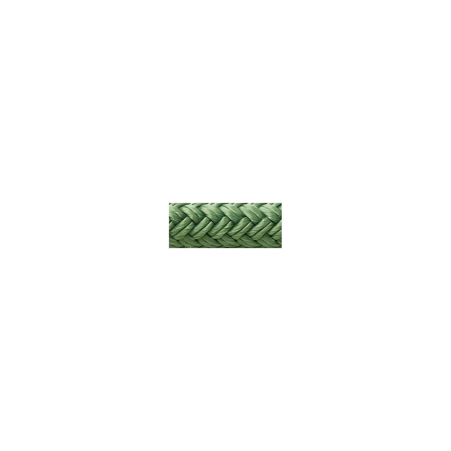 Seachoice Double-Braid Nylon Dock Line w/ Eye Splice, Pre-Shrunk, Heat Stabilized, 3/8 In. X 20 Ft., Forest Green