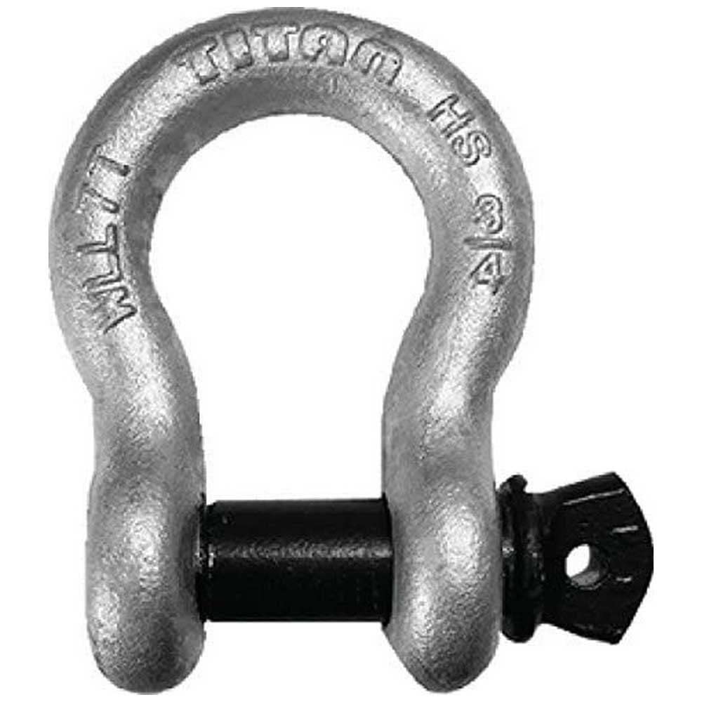 Titan Chain 10319613 High Strength Galvanized Bow Shackle, 5/8"