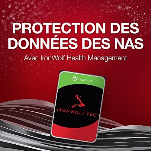 Seagate IronWolf Pro 18TB NAS HDD, ST18000NE000 SATA 6Gb/s 3.5" (Renewed
