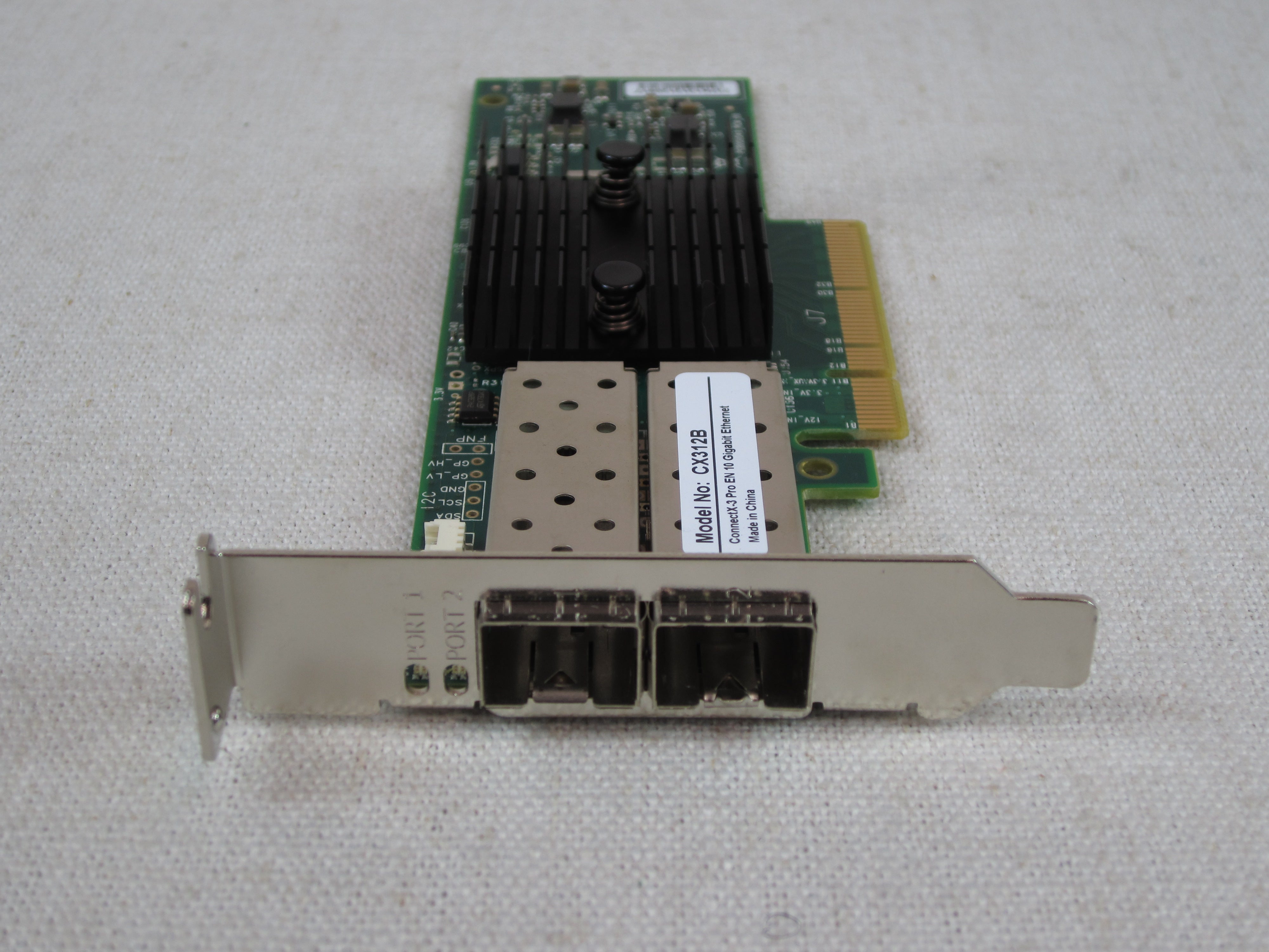 Mellanox MCX312B-XCCT ConnectX-3 Dual Port 10GB SFP+ Network Adapter Card LP
