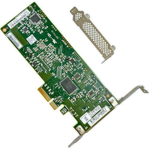 SAS HBA Card Compatible with LSI 9211-4I IT Mode PCIe SATA Expansion Card, SAS Expander Support, 4-Port 6Gb/s, PCIe 2.0, with SFF-8087 to 4X SATA Cables for NAS ZFS TrueNAS unRAID