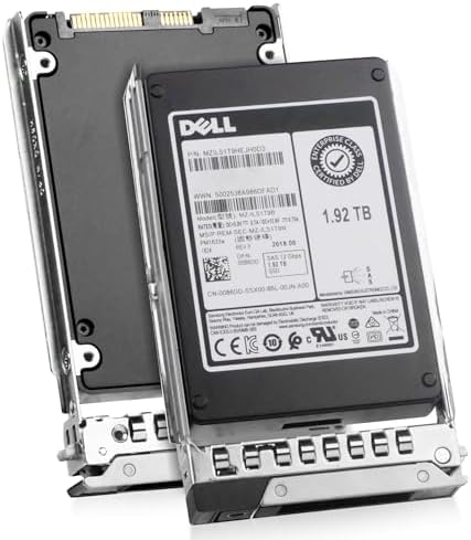 Dell 1.92TB SAS 12Gb/s 3D TLC V-NAND 2.5in Enterprise PowerEdge Read-Intensive SSD for: R440 R750 R450 T150 R470 T560 T40 R250 R740 R640 T550 T350 R540 R840 ME4024 R650XS 0FDVMH G16 (Renewed
