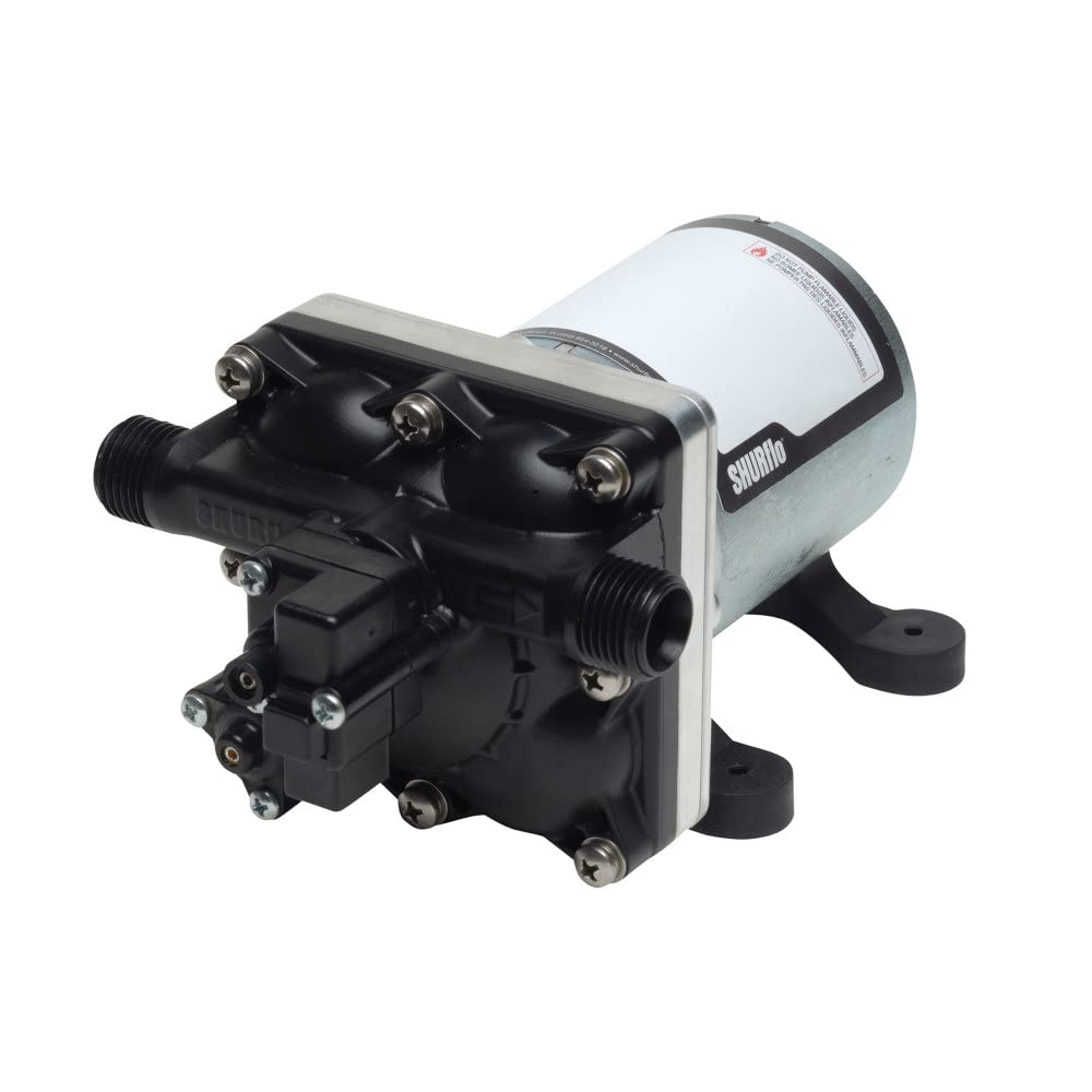 Shurflo 4.0281E+60 4028100E54 Revolution Self-Priming 2.3 GPM 50 PSI 12V Fresh, Water RV Pump