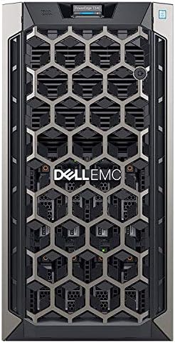Dell PowerEdge T340 Tower Server, Windows 2019 STD OS, Intel Xeon E-2124 Quad-Core 3.3GHz 8MB, 32GB DDR4 RAM, 8TB Storage, RAID, Single PSU (Renewed