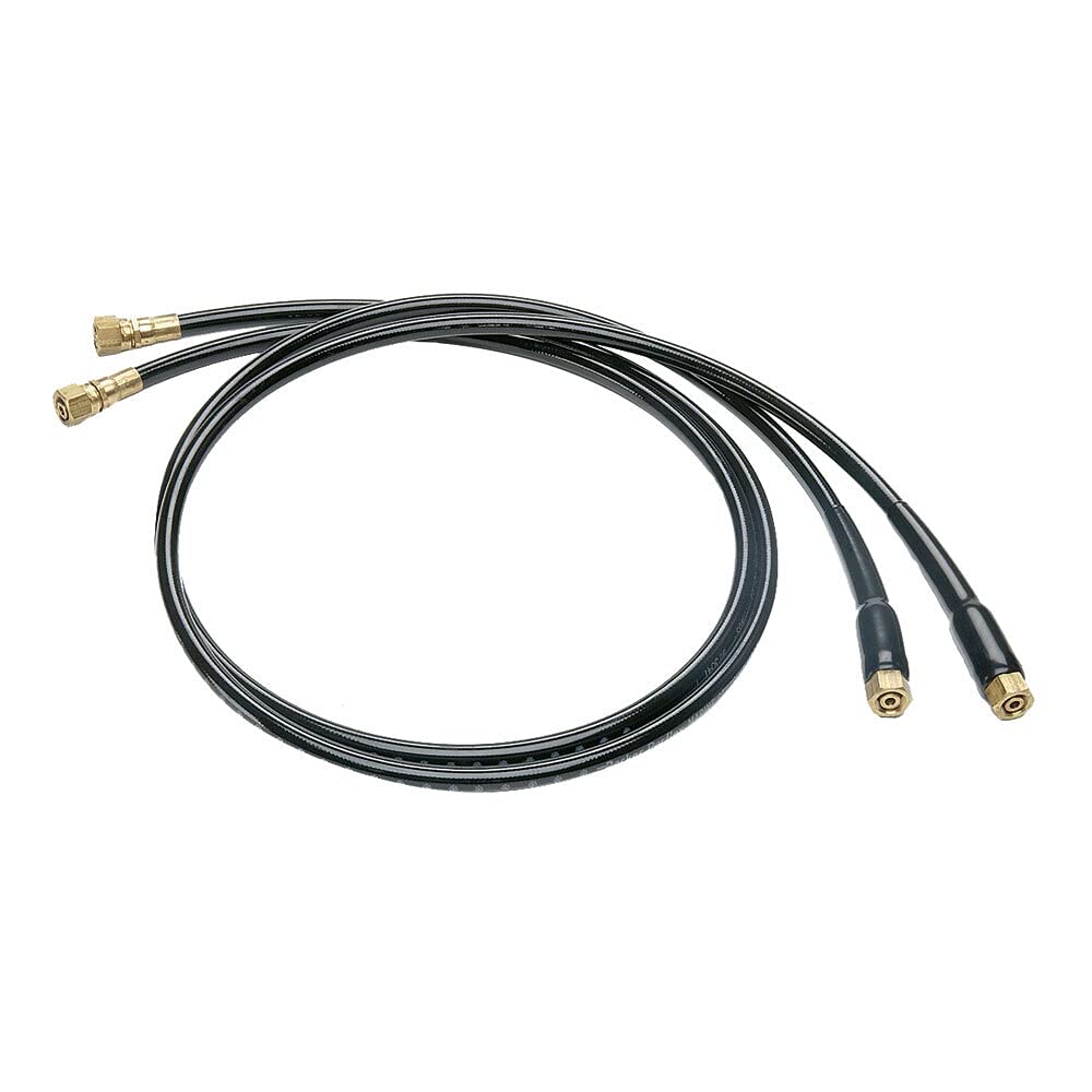 Uflex KITOB-24 Hydraulic OB Hose Kit (2-Pack), 24', Pre-Crimped Brass Fittings and Bend Restrictors