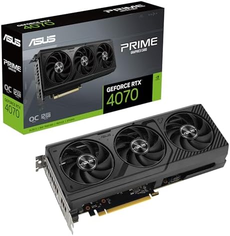 ASUS The SFF-Ready Prime GeForce RTX™ 5070 12GB GDDR7 Graphics Card (PCIe® 5.0, 12GB GDDR7, HDMI®/DP 2.1, 2.5-Slot, Axial-tech Fans, Dual BIOS