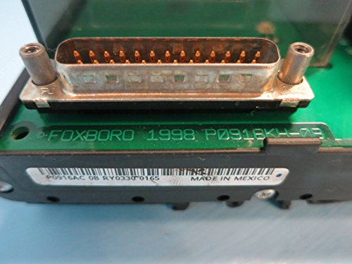 Foxboro P0916KH-0B FBM202 PLC Module w DIN Mount Base P0916AC 0B FBM 202 PO916KH