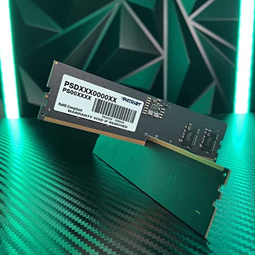 Patriot Memory Signature DDR5 RAM 16GB (2X8GB 5600MHz CL46 UDIMM Desktop Memory Kit - PSD532G5600K