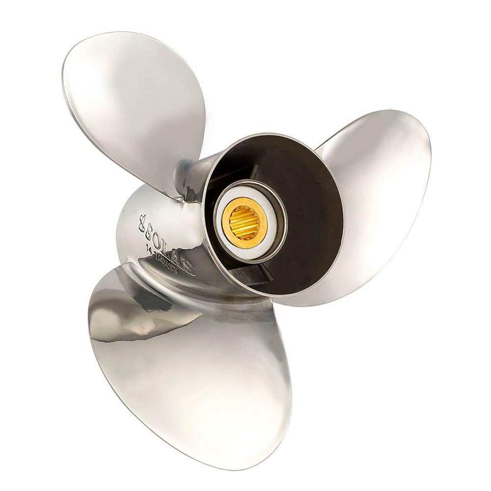 Solas Propeller 3331-114-12 Solas New Saturn SS 3-Blade Propeller for Yamaha