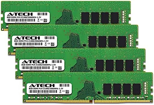 64GB (2x32GB DDR4 2666 MHz UDIMM PC4-21300 (PC4-2666V CL19 DIMM 2Rx8 Non-ECC Desktop RAM Memory Modules