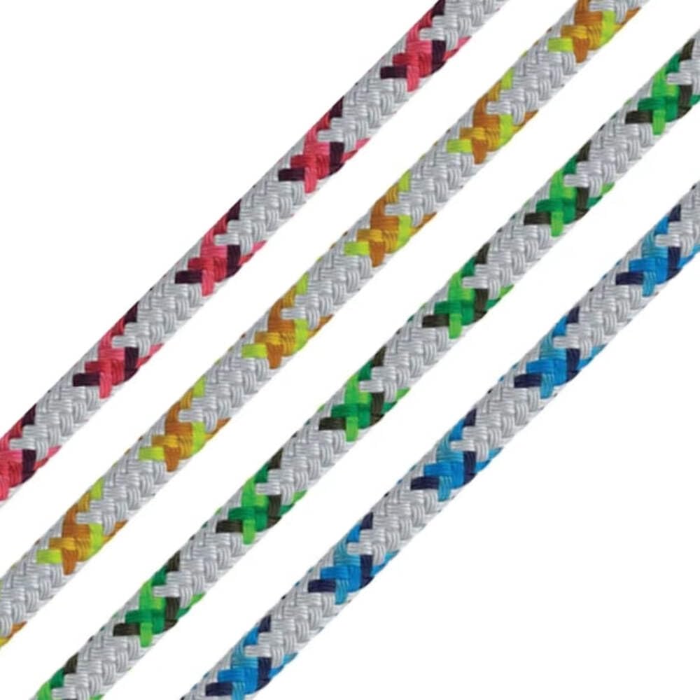 Samson Rope 4.3502E+11 Samson Rope 435020405030 Samson 435020405030 XLS3 Yacht, Braid, 5/16" (8mm) x 500', White w/Red Tracer