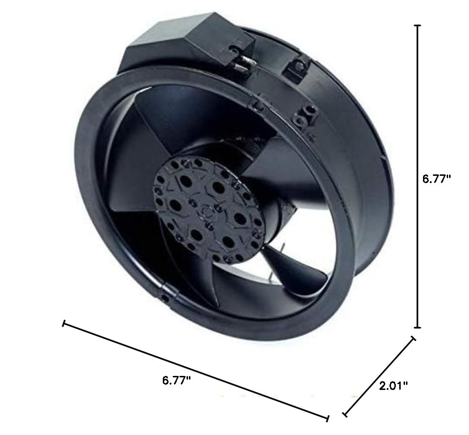 for W2E143-AA15-01 115V 24/26W 172MM Fan - 3uF 17CM 172X51MM All Metal Fan