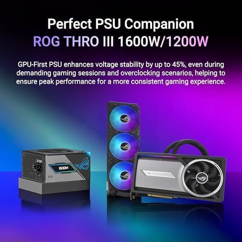 ASUS ROG Astral GeForce RTX 5090 White OC Edition Gaming Graphics Card (PCIe 5.0, 32GB GDDR7, HDMI/DP 2.1, 3.8-slot, 4fan design, Axial-tech fans, patented vapor chamber, Phase-change GPU thermal pad