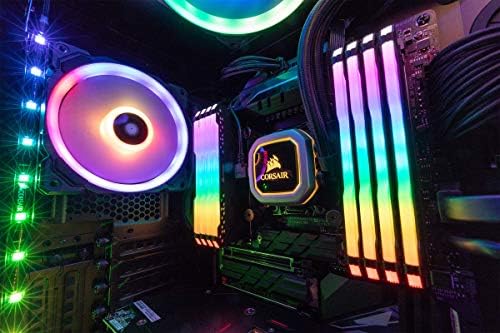 CORSAIR Vengeance RGB PRO DDR4 RAM 32GB (2x16GB 3600MHz CL18-22-22-42 1.35V Intel AMD Desktop Computer Memory - Black (CMW32GX4M2Z3600C18