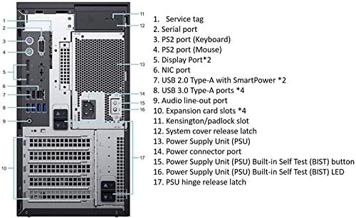 Dell PowerEdge T40 Server, BTX Intel Xeon E-2224G 3.5GHz, 8GB 2666MT/s DDR4, 1TB 7.2K RPM SATA, Windows Server License is not Included