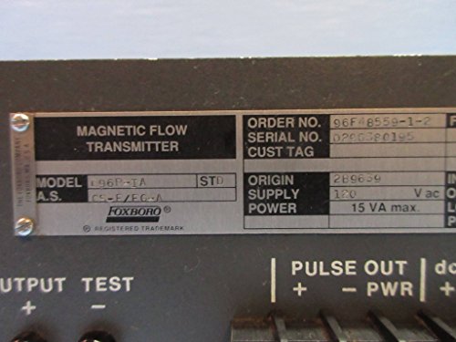 Foxboro E96P-IA Magnetic Flow Transmitter 120V CS-E/FG-A