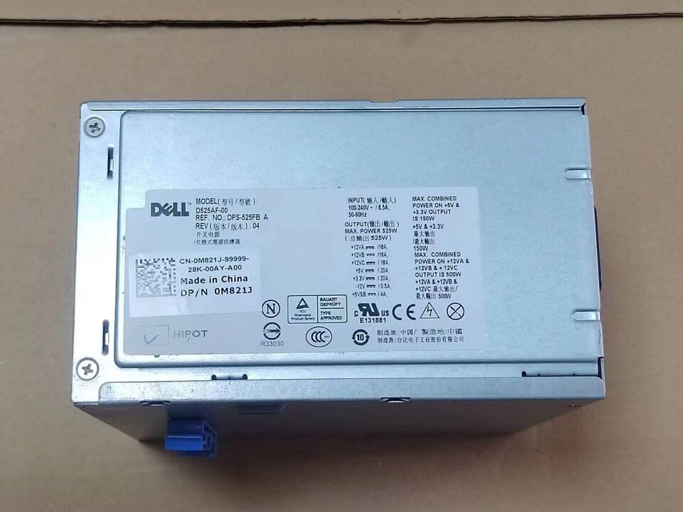 Fit for DELL T3500 Power Supply D525AF-00 H525AF-00 U597G x008G M821J