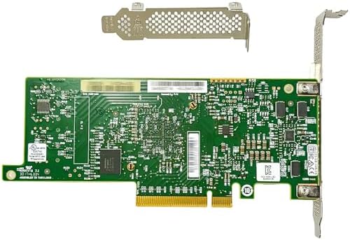 SAS HBA Card Compatible with LSI 9207-8i IT Mode PCIe SATA Expansion Card, SAS Expander Support, 8-Port 6Gbps PCIe 3.0 x8, HBA Controller with 2 SFF-8087 to 4× SATA Cables,ZFS TrueNAS unRAID NAS
