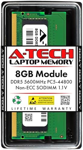 32GB DDR5 4800MHz PC5-38400 CL40 SODIMM 2Rx8 Dual Rank 1.1V Non-ECC Unbuffered SO-DIMM 262-Pin Laptop Computer RAM Memory Upgrade Module