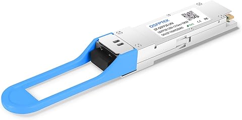 QSFPTEK 100G QSFP28 Transceiver, 100gb Ethernet LC Single-Mode 100GBASE-LR4 mini gbic Module for Cisco QSFP-100G-LR4-S (LWDM, 10km, with DDM